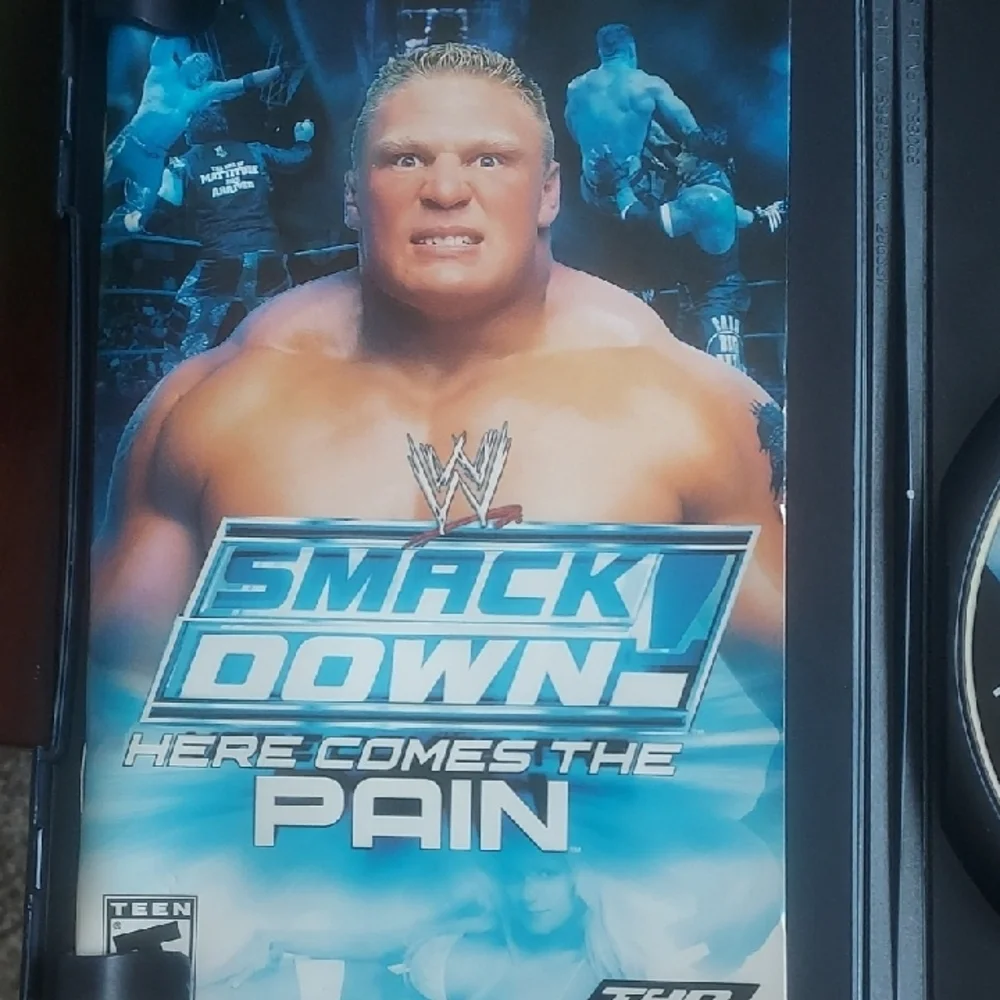 HQ Metallic Blue WWE SmackDown! Here Comes the Pain Video Game - Picture 5 of 6